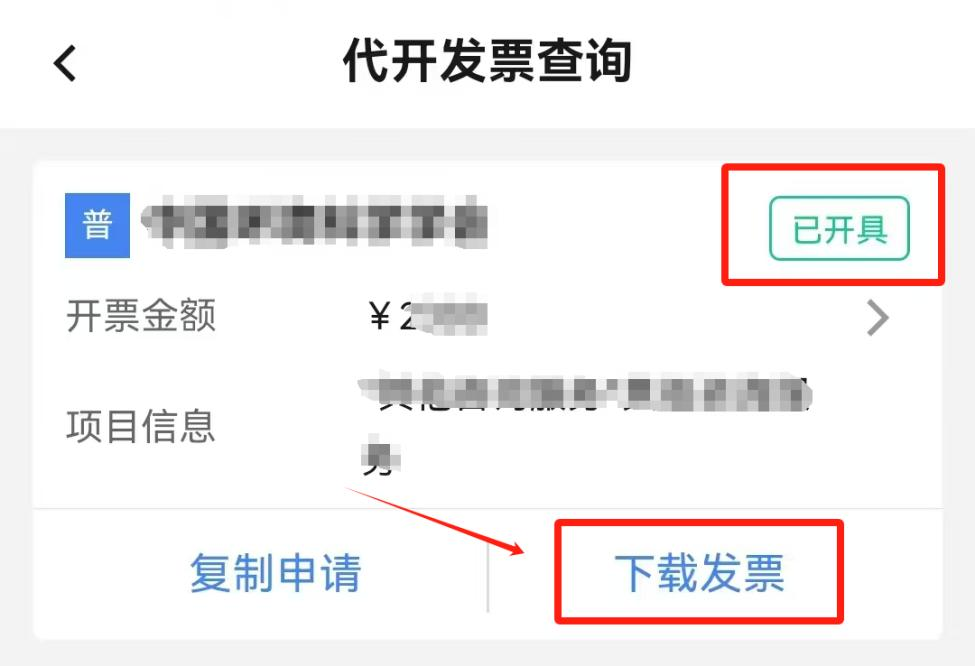 下载发票截图